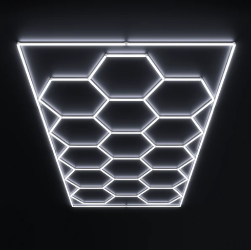 Hexagon 15 Grid Led Lights